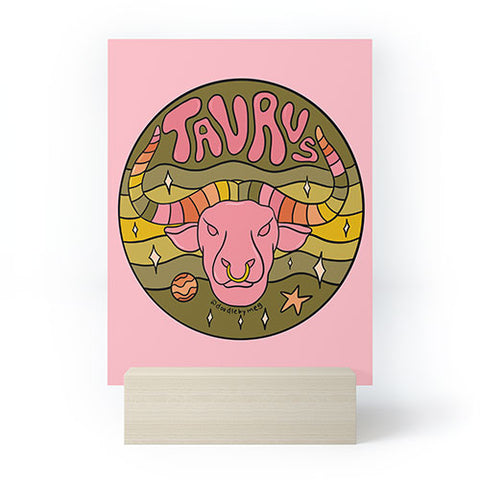 Doodle By Meg 2020 Taurus Mini Art Print