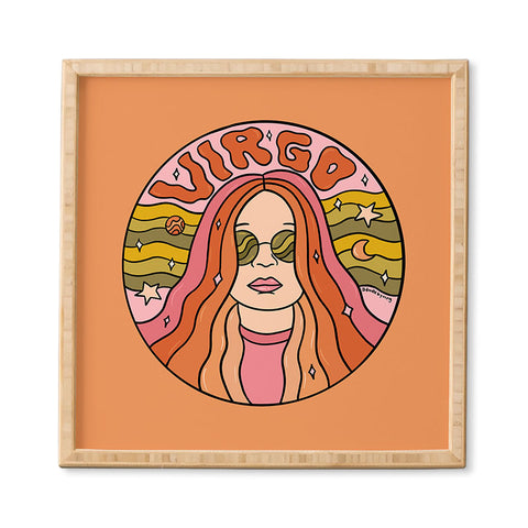 Doodle By Meg 2020 Virgo Framed Wall Art