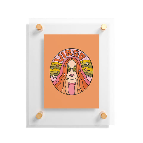 Doodle By Meg 2020 Virgo Floating Acrylic Print