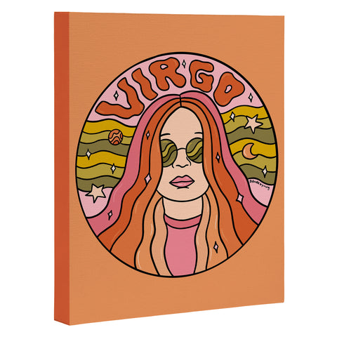 Doodle By Meg 2020 Virgo Art Canvas