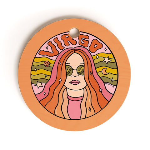 Doodle By Meg 2020 Virgo Cutting Board Round