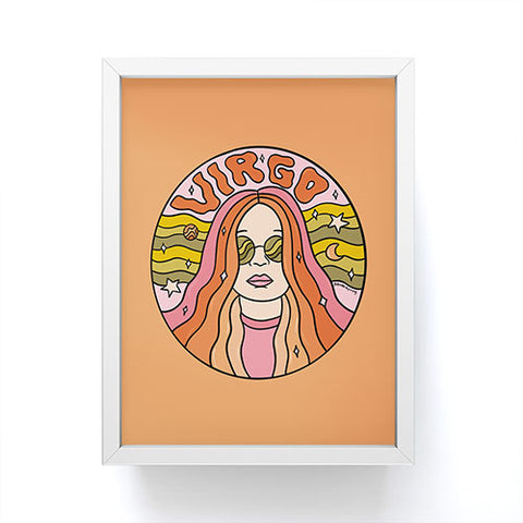 Doodle By Meg 2020 Virgo Framed Mini Art Print