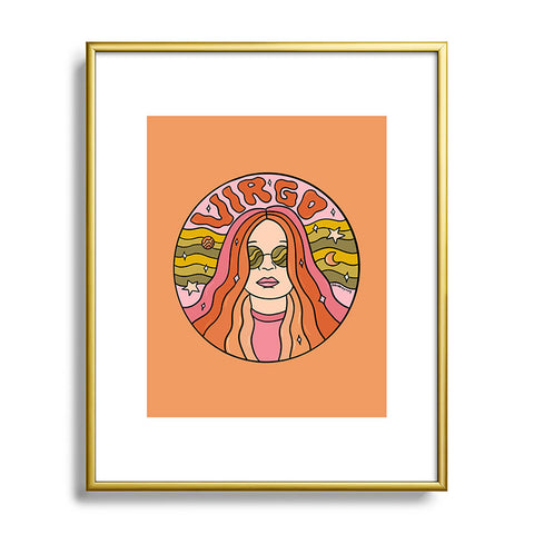 Doodle By Meg 2020 Virgo Metal Framed Art Print