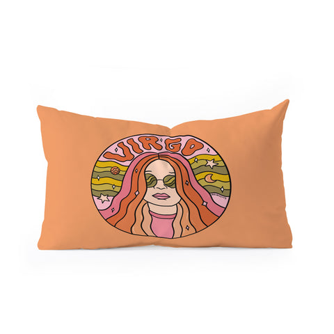 Doodle By Meg 2020 Virgo Oblong Throw Pillow