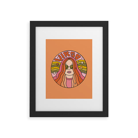 Doodle By Meg 2020 Virgo Framed Art Print