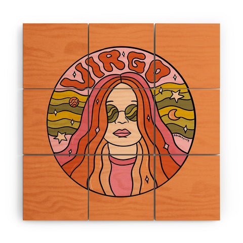 Doodle By Meg 2020 Virgo Wood Wall Mural