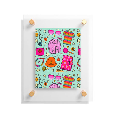 Doodle By Meg 90s Things Print Floating Acrylic Print