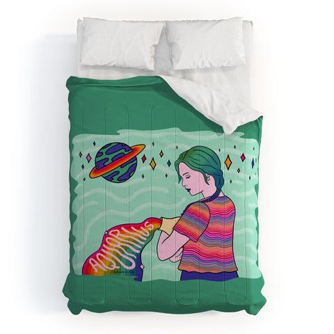 Doodle By Meg Aquarius Babe Comforter