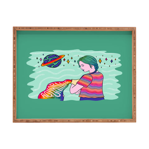 Doodle By Meg Aquarius Babe Rectangular Tray