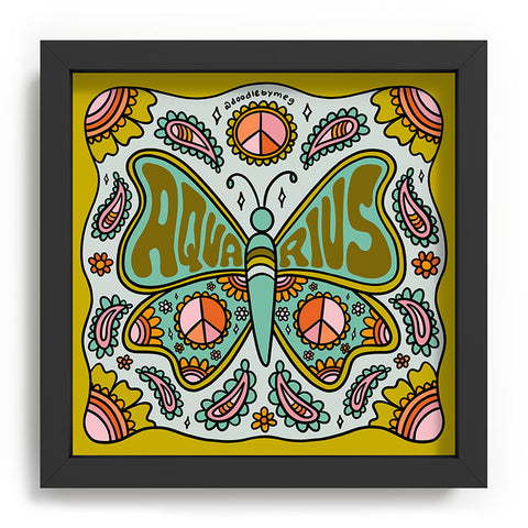 Doodle By Meg Aquarius Butterfly Recessed Framing Square