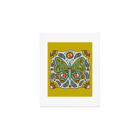 Doodle By Meg Aquarius Butterfly Art Print