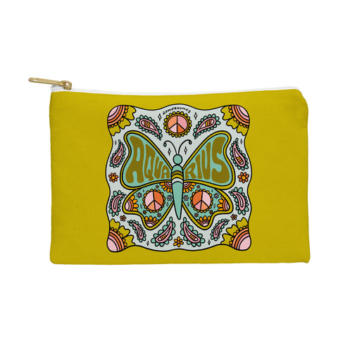 Doodle By Meg Aquarius Butterfly Pouch