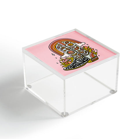 Doodle By Meg Aquarius Cowboy Boot Acrylic Box