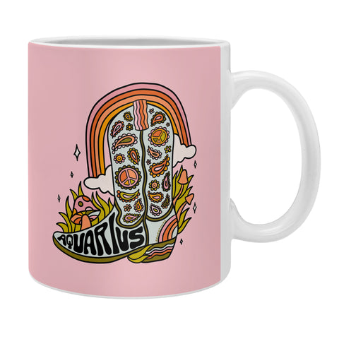 Doodle By Meg Aquarius Cowboy Boot Coffee Mug