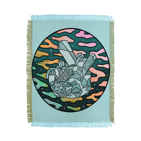 Doodle By Meg Aquarius Crystal Throw Blanket
