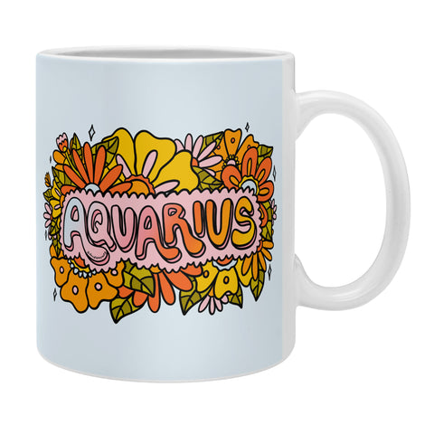 Doodle By Meg Aquarius Flowers Coffee Mug
