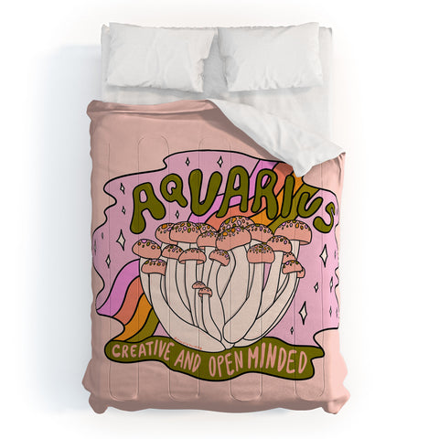 Doodle By Meg Aquarius Mushroom Comforter
