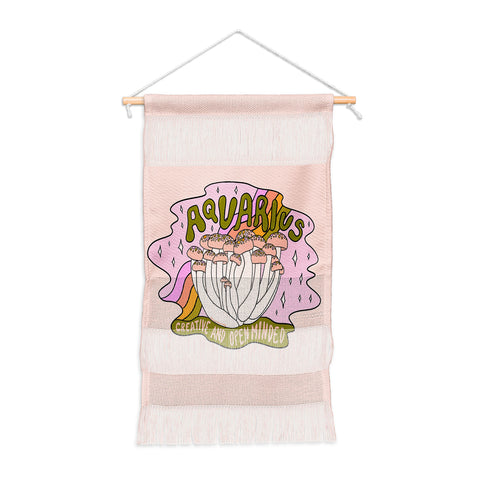 Doodle By Meg Aquarius Mushroom Wall Hanging Portrait