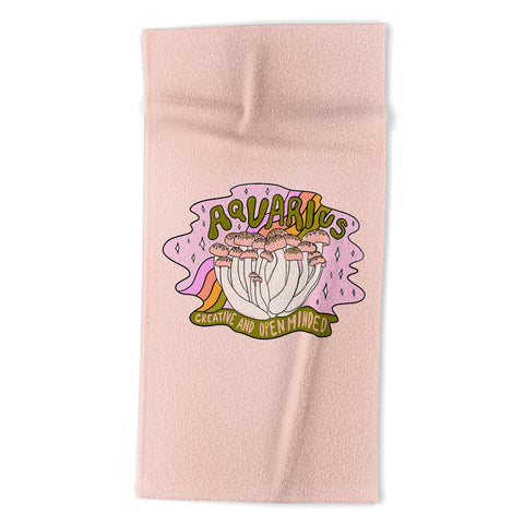 Doodle By Meg Aquarius Mushroom Beach Towel