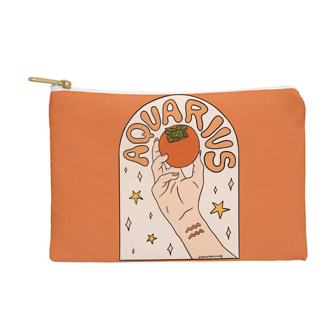 Doodle By Meg Aquarius Persimmon Pouch