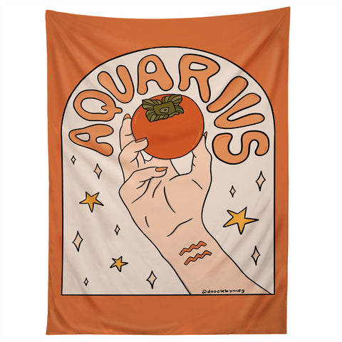 Doodle By Meg Aquarius Persimmon Tapestry