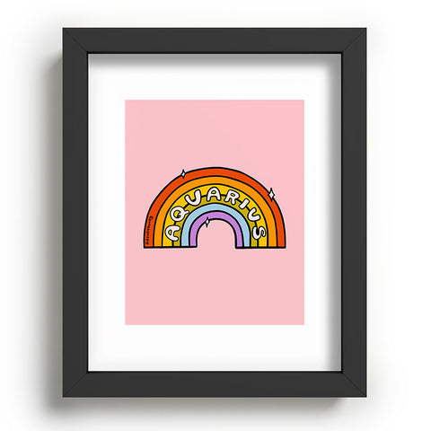 Doodle By Meg Aquarius Rainbow Recessed Framing Rectangle