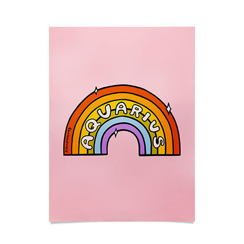 Doodle By Meg Aquarius Rainbow Poster