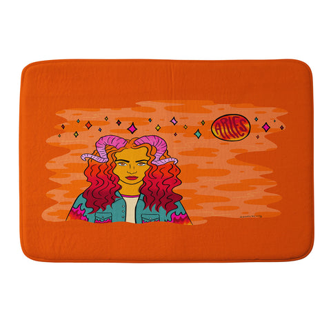 Doodle By Meg Aries Babe Memory Foam Bath Mat