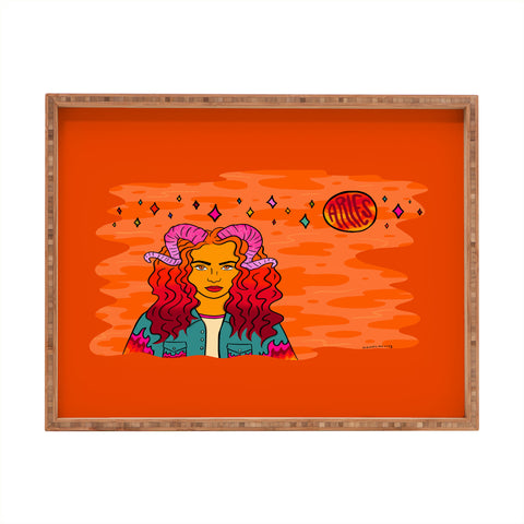 Doodle By Meg Aries Babe Rectangular Tray