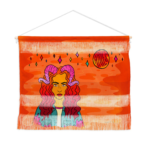 Doodle By Meg Aries Babe Wall Hanging Landscape