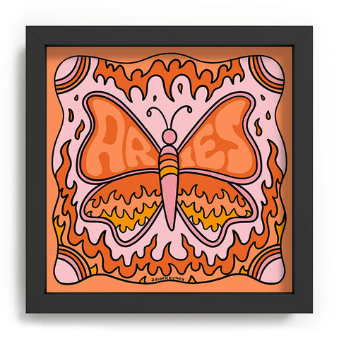 Doodle By Meg Aries Butterfly Recessed Framing Square