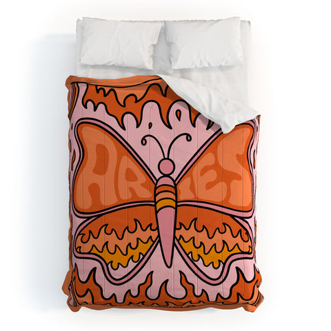 Doodle By Meg Aries Butterfly Comforter