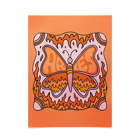 Doodle By Meg Aries Butterfly Poster