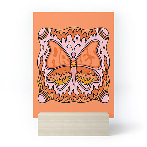 Doodle By Meg Aries Butterfly Mini Art Print