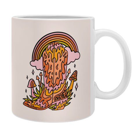 Doodle By Meg Aries Cowboy Boot Coffee Mug