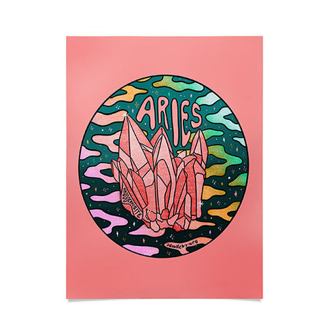Doodle By Meg Aries Crystal Poster