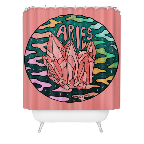 Doodle By Meg Aries Crystal Shower Curtain