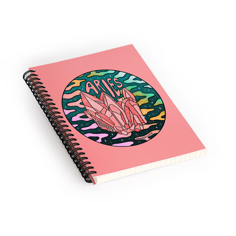 Doodle By Meg Aries Crystal Spiral Notebook