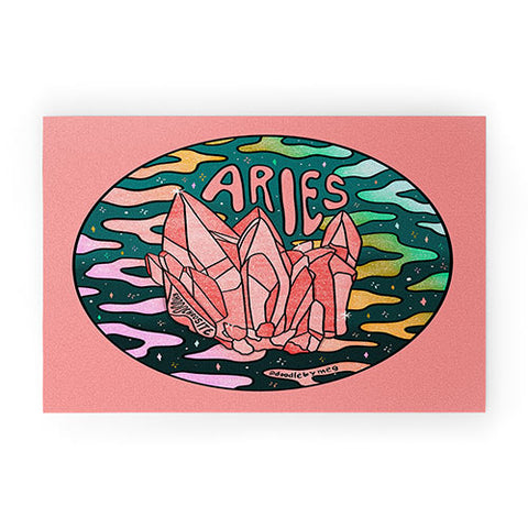 Doodle By Meg Aries Crystal Welcome Mat