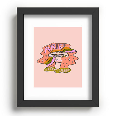 Doodle By Meg Aries Mushroom Recessed Framing Rectangle