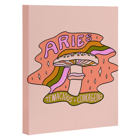 Doodle By Meg Aries Mushroom Art Canvas