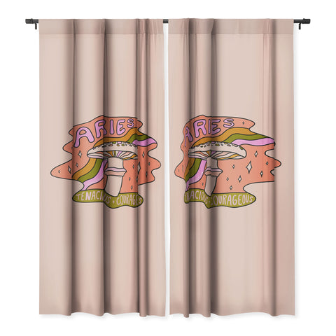 Doodle By Meg Aries Mushroom Blackout Non Repeat