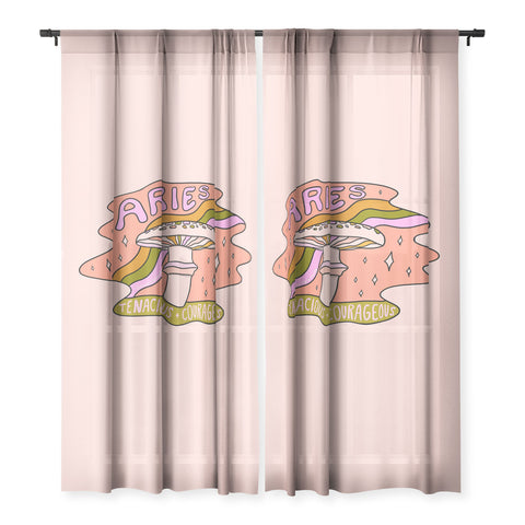 Doodle By Meg Aries Mushroom Sheer Non Repeat