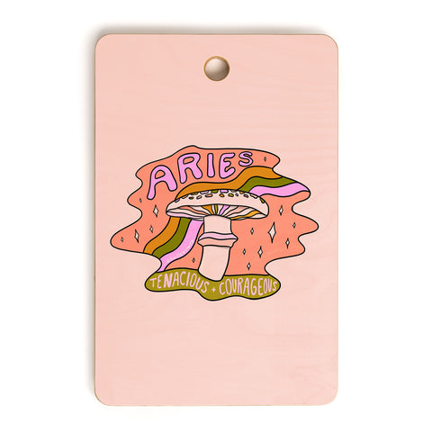 Doodle By Meg Aries Mushroom Cutting Board Rectangle