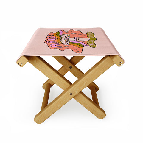 Doodle By Meg Aries Mushroom Folding Stool