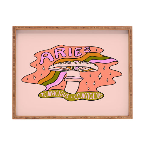 Doodle By Meg Aries Mushroom Rectangular Tray