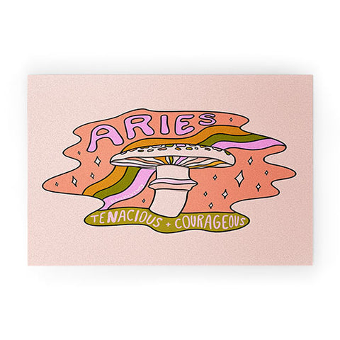 Doodle By Meg Aries Mushroom Welcome Mat