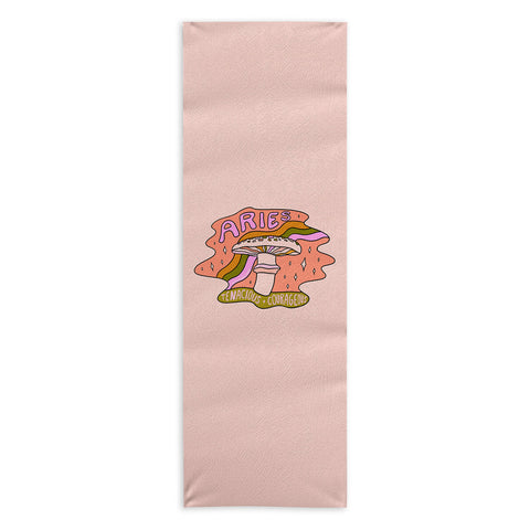 Doodle By Meg Aries Mushroom Yoga Towel