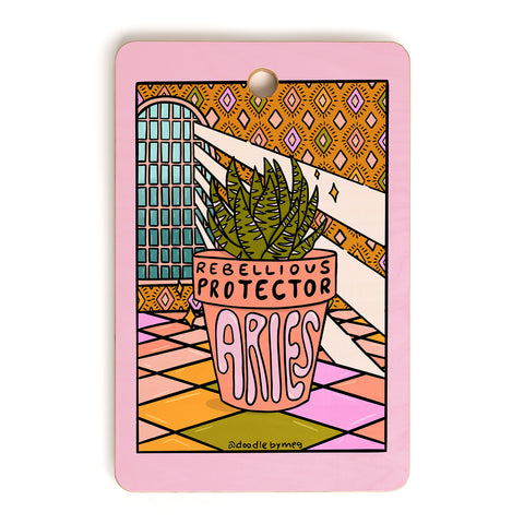 Doodle By Meg Aries Plant Cutting Board Rectangle