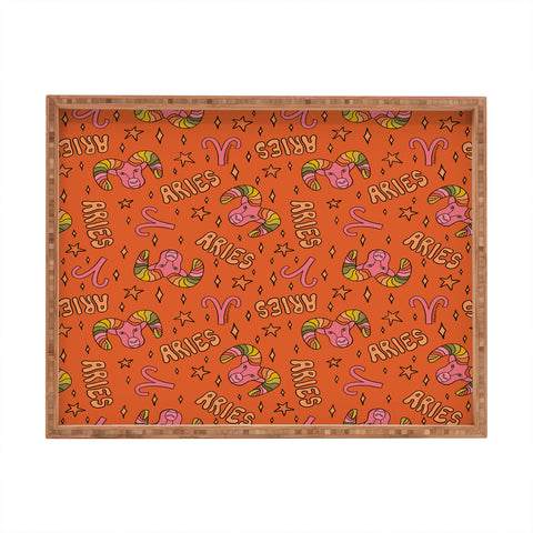 Doodle By Meg Aries Print Rectangular Tray